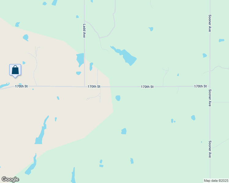 map of restaurants, bars, coffee shops, grocery stores, and more near 23224 170th Street in Purcell