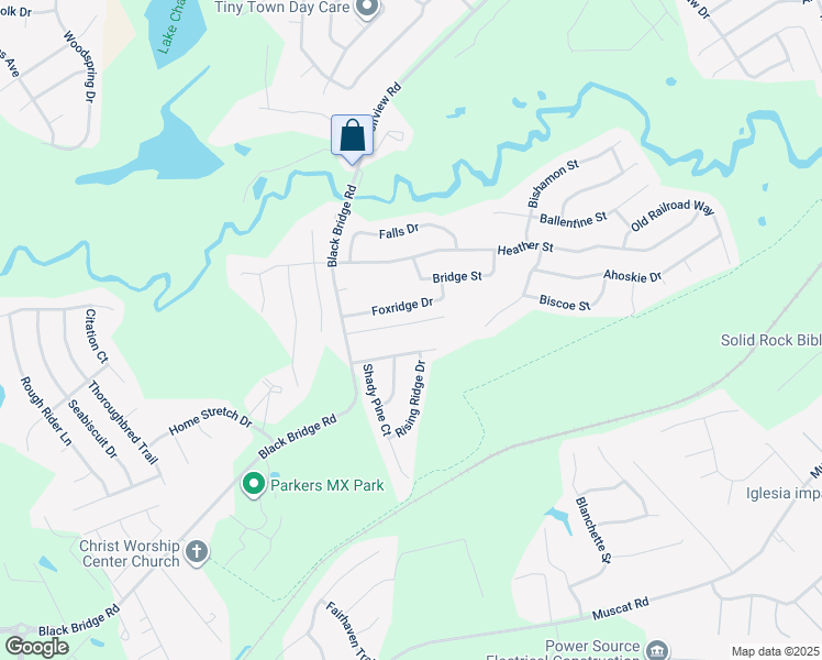 map of restaurants, bars, coffee shops, grocery stores, and more near 5567 Hallwood Drive in Hope Mills