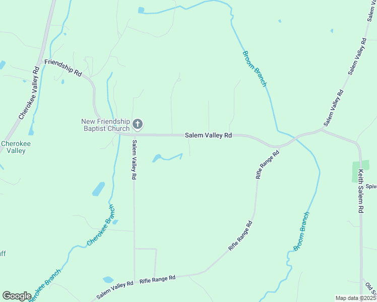 map of restaurants, bars, coffee shops, grocery stores, and more near 4046 Salem Valley Road in Ringgold