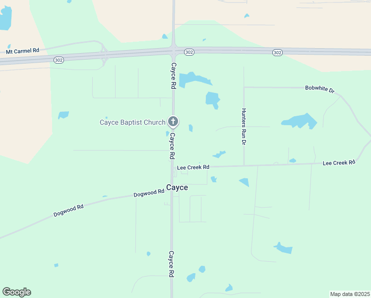 map of restaurants, bars, coffee shops, grocery stores, and more near 3971 Cayce Rd in Byhalia