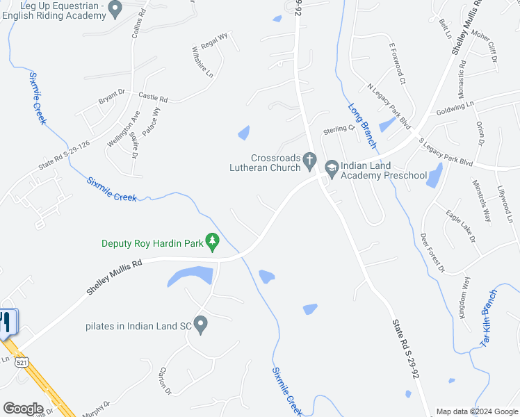 map of restaurants, bars, coffee shops, grocery stores, and more near 8409 Rising Sun Lane in Fort Mill