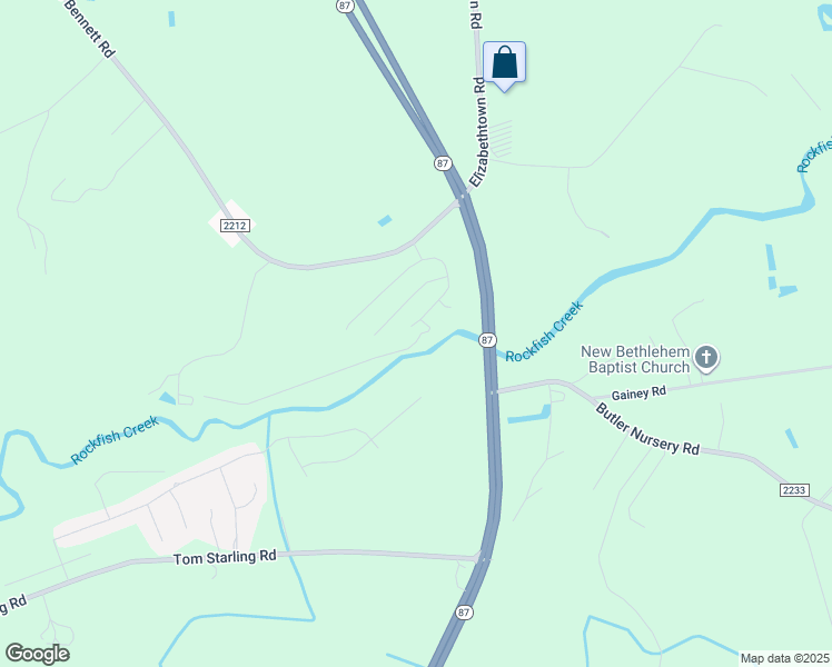 map of restaurants, bars, coffee shops, grocery stores, and more near 4802 Headwind Drive in Fayetteville