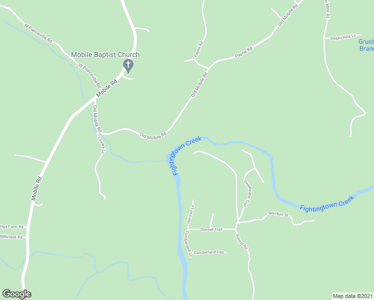 map of restaurants, bars, coffee shops, grocery stores, and more near 1188 Sunset Road in Epworth