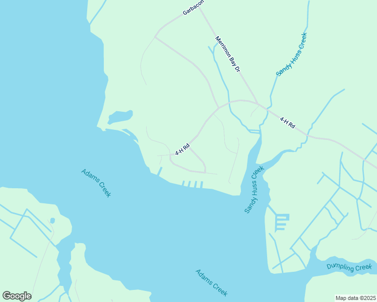 map of restaurants, bars, coffee shops, grocery stores, and more near 110 Cartuca Trail in Beaufort