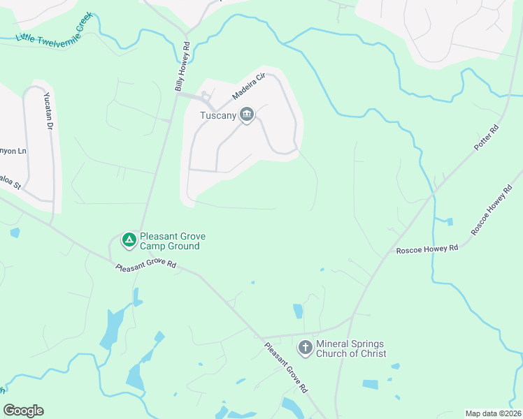 map of restaurants, bars, coffee shops, grocery stores, and more near 1900 Madeira Circle in Waxhaw