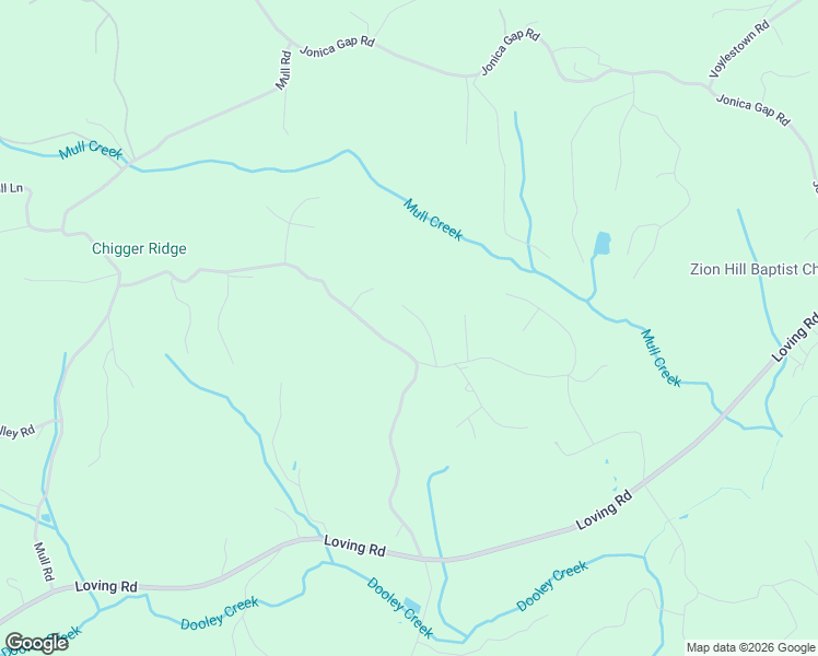 map of restaurants, bars, coffee shops, grocery stores, and more near 109 Hampton Road in Morganton