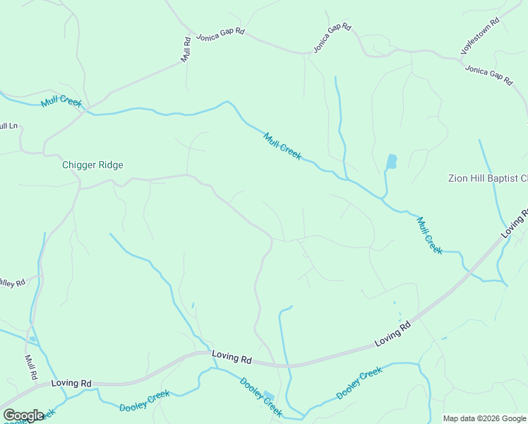 map of restaurants, bars, coffee shops, grocery stores, and more near 109 Hampton Road in Morganton