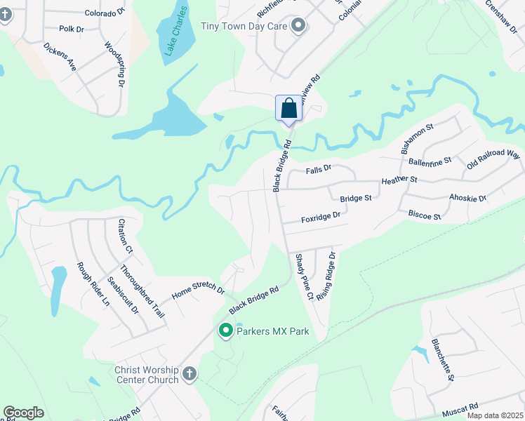 map of restaurants, bars, coffee shops, grocery stores, and more near 4222 Buckhurst Drive in Hope Mills