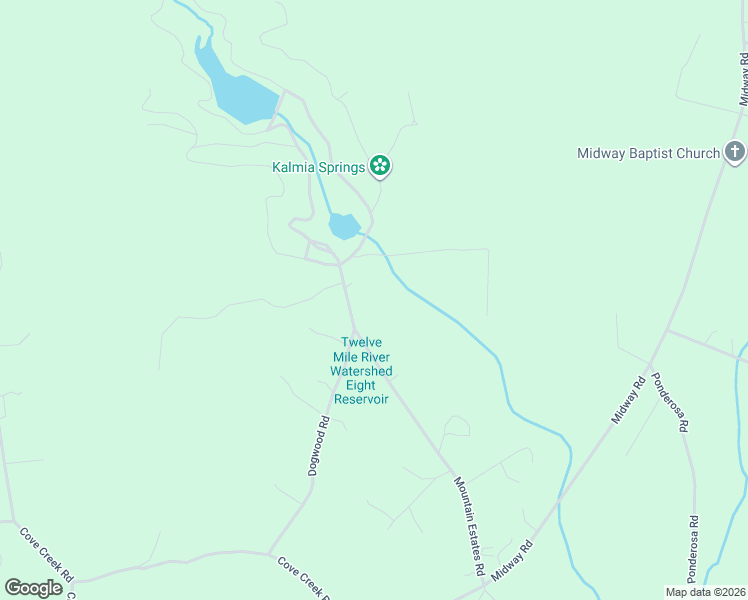 map of restaurants, bars, coffee shops, grocery stores, and more near 300 Mountain Estates Road in Pickens