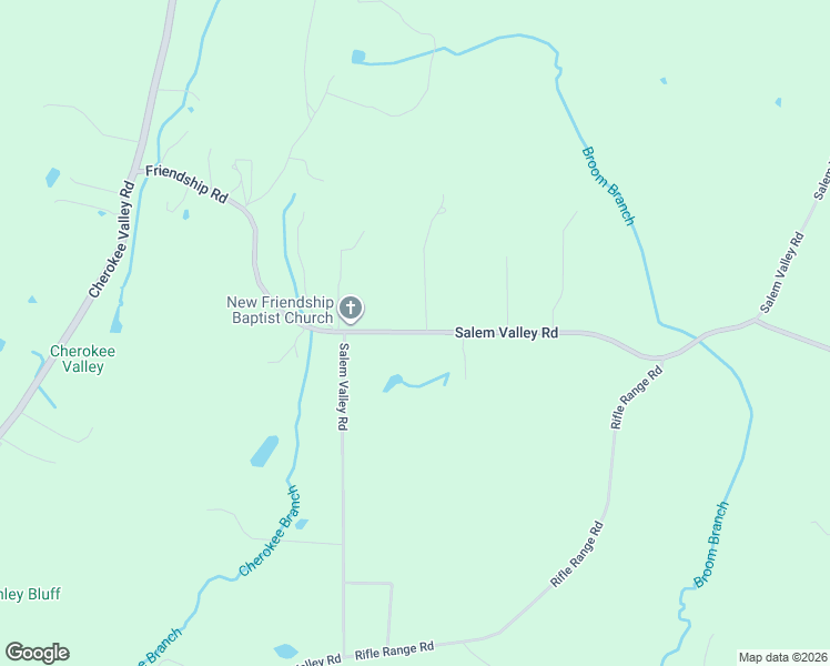 map of restaurants, bars, coffee shops, grocery stores, and more near 3974 Salem Valley Road in Ringgold
