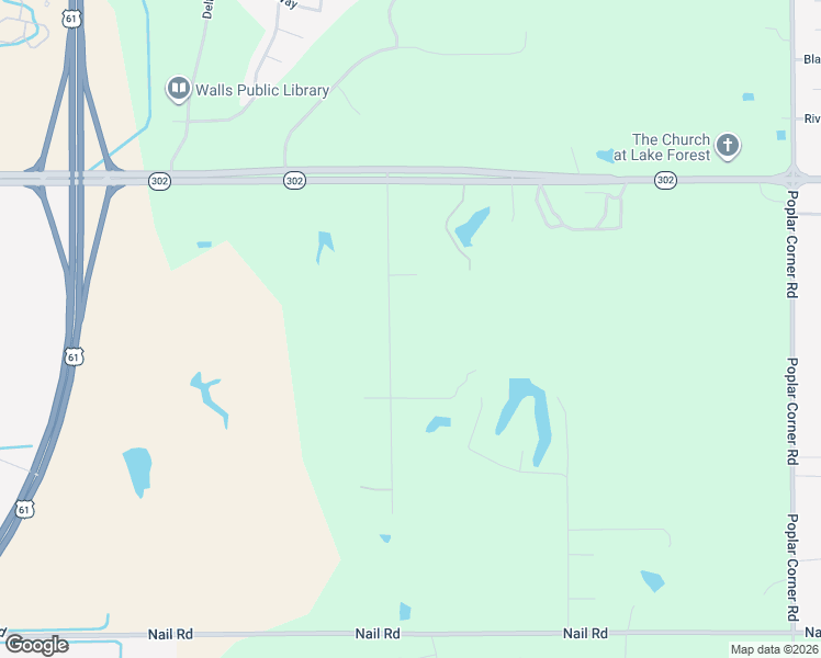 map of restaurants, bars, coffee shops, grocery stores, and more near 6690 Scenic Hollow Road in Walls
