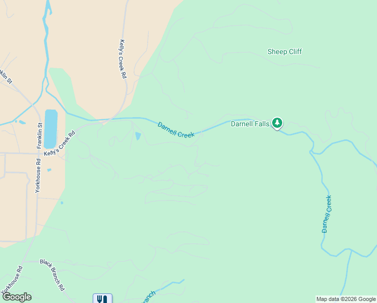 map of restaurants, bars, coffee shops, grocery stores, and more near 430 Darnell Creek Road in Rabun Gap