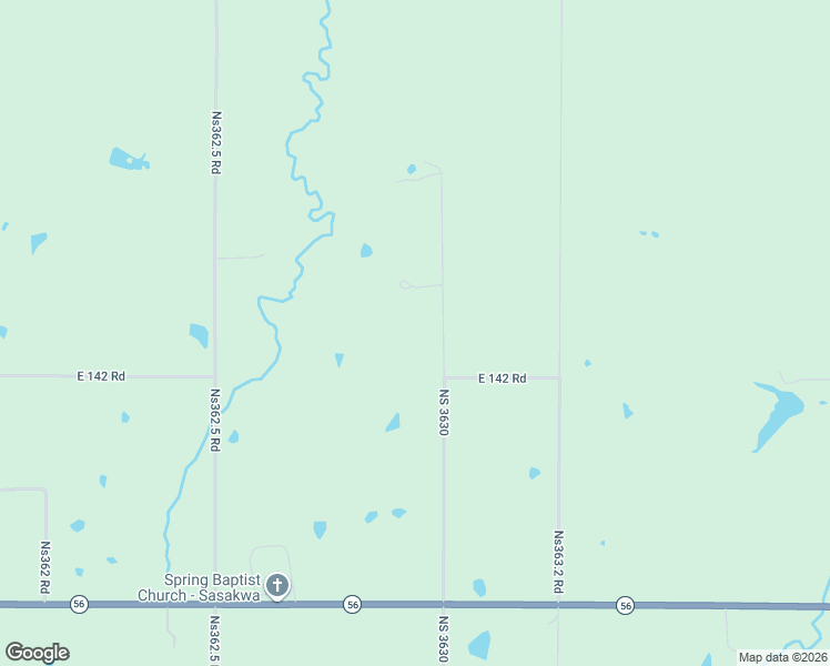map of restaurants, bars, coffee shops, grocery stores, and more near 14193 North 3630 in Sasakwa