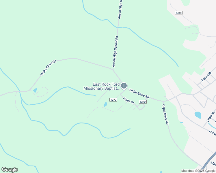 map of restaurants, bars, coffee shops, grocery stores, and more near 136 Billow Street in Wadesboro