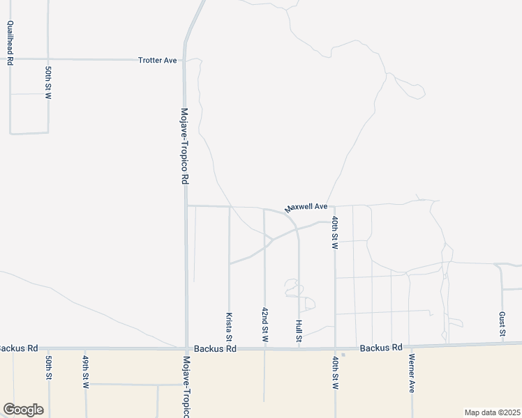 map of restaurants, bars, coffee shops, grocery stores, and more near Maxwell Avenue in Mojave