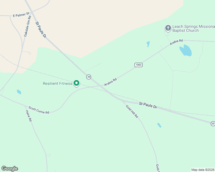 map of restaurants, bars, coffee shops, grocery stores, and more near 1495 Saint Pauls Road in Raeford