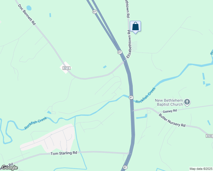 map of restaurants, bars, coffee shops, grocery stores, and more near 4529 Headwind Drive in Fayetteville