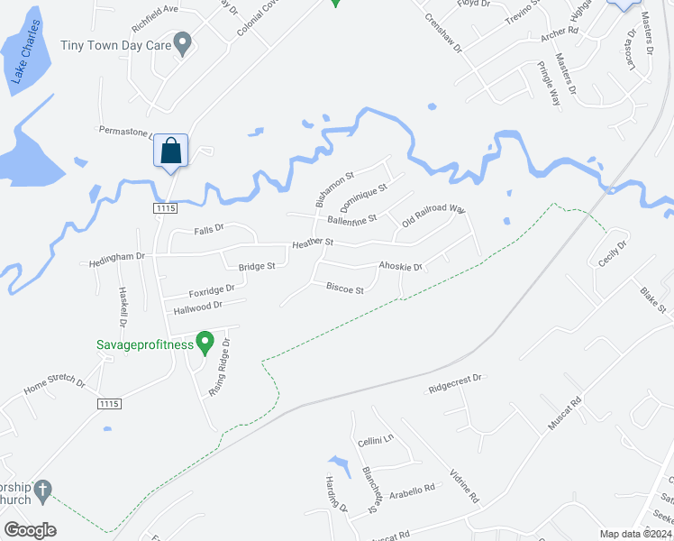 map of restaurants, bars, coffee shops, grocery stores, and more near 5441 Ahoskie Drive in Hope Mills