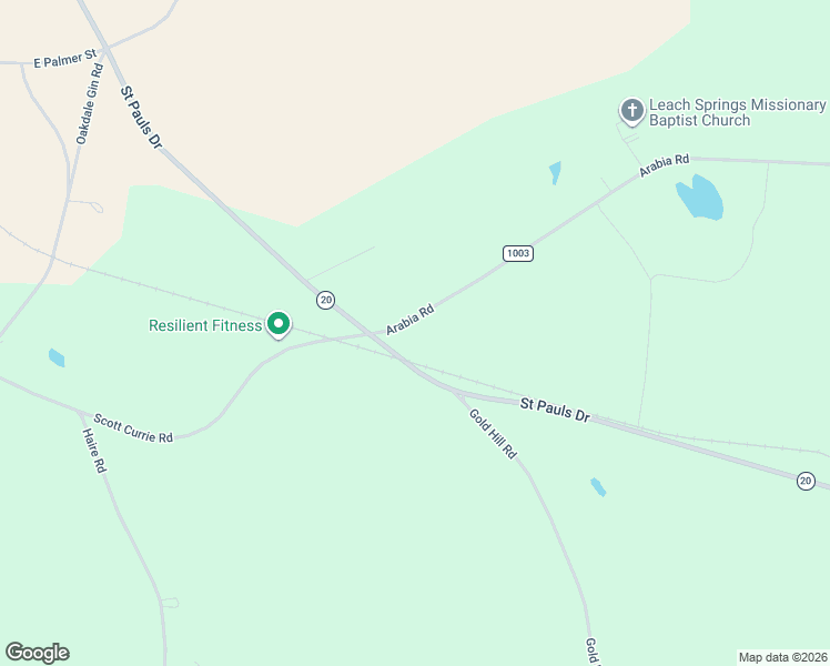 map of restaurants, bars, coffee shops, grocery stores, and more near 1495 Saint Pauls Road in Raeford