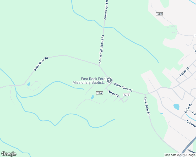 map of restaurants, bars, coffee shops, grocery stores, and more near 136 Billow Street in Wadesboro