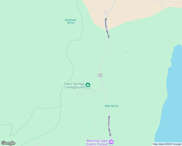 map of restaurants, bars, coffee shops, grocery stores, and more near 2589 Dairy Springs Road in Flagstaff