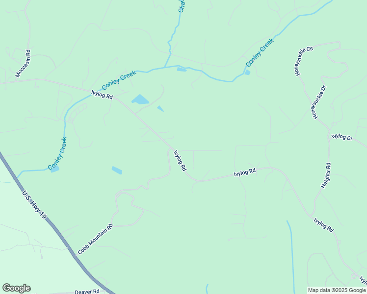 map of restaurants, bars, coffee shops, grocery stores, and more near 37 Trinity Place in Blairsville