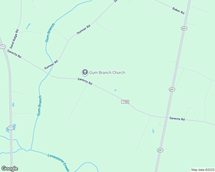 map of restaurants, bars, coffee shops, grocery stores, and more near 2397 Sarecta Road in Pink Hill