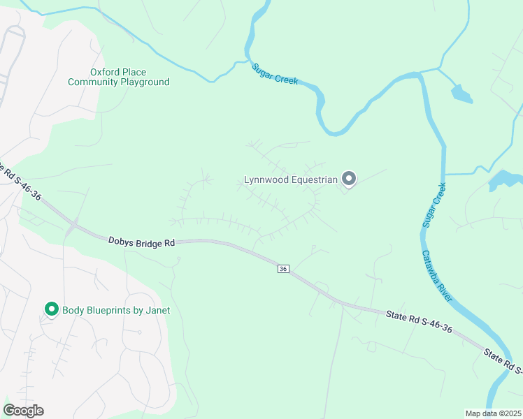 map of restaurants, bars, coffee shops, grocery stores, and more near 129 Edge Hill Drive in Fort Mill