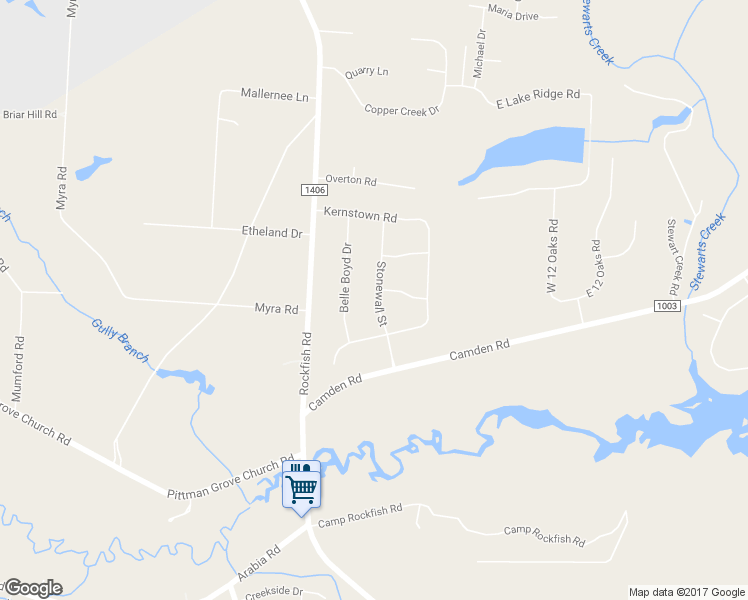 map of restaurants, bars, coffee shops, grocery stores, and more near 302 Stonewall Street in Raeford