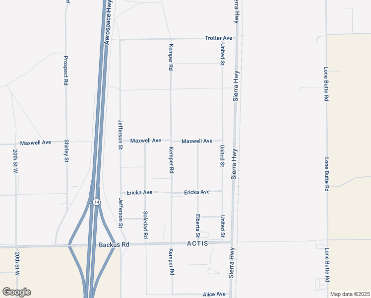 map of restaurants, bars, coffee shops, grocery stores, and more near 9485 Elberta Street in Mojave