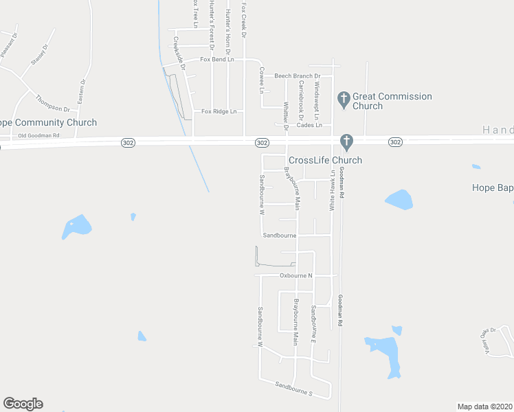 map of restaurants, bars, coffee shops, grocery stores, and more near 6731 Sandbourne West in Olive Branch