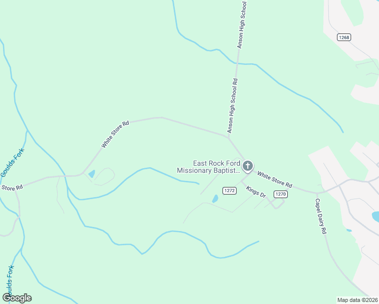 map of restaurants, bars, coffee shops, grocery stores, and more near 2257 White Store Road in Wadesboro