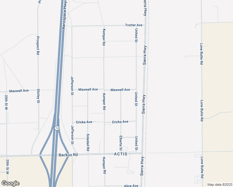 map of restaurants, bars, coffee shops, grocery stores, and more near 9485 Elberta Street in Mojave