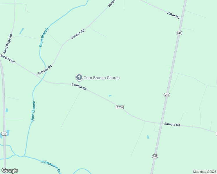 map of restaurants, bars, coffee shops, grocery stores, and more near 2397 Sarecta Road in Pink Hill