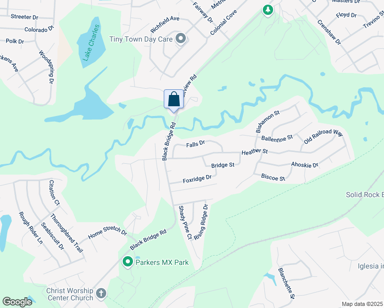 map of restaurants, bars, coffee shops, grocery stores, and more near 5566 Heather Street in Hope Mills
