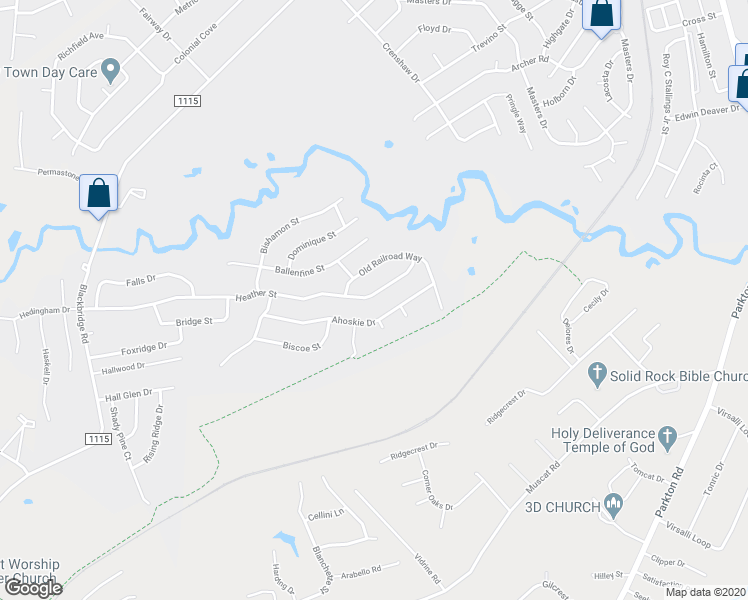 map of restaurants, bars, coffee shops, grocery stores, and more near 5243 Heather Street in Hope Mills