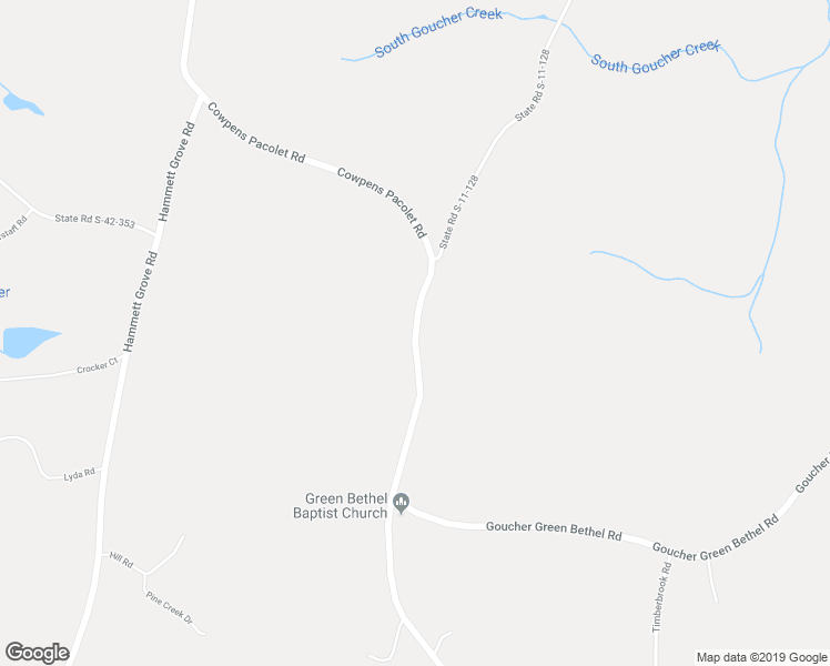 map of restaurants, bars, coffee shops, grocery stores, and more near 2972 Cowpens Pacolet Road in Spartanburg