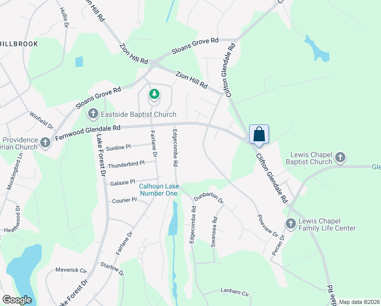 map of restaurants, bars, coffee shops, grocery stores, and more near 2001 Pineview Drive in Spartanburg