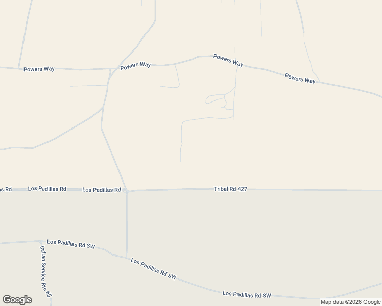 map of restaurants, bars, coffee shops, grocery stores, and more near Los Padillas Road in Albuquerque