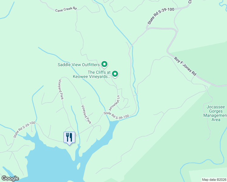 map of restaurants, bars, coffee shops, grocery stores, and more near 165 Arrowleaf Lane in Sunset