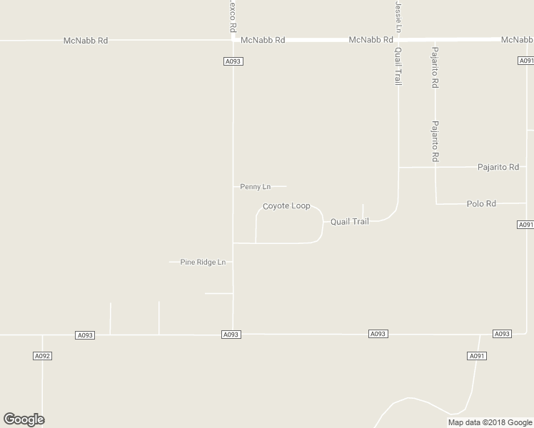 map of restaurants, bars, coffee shops, grocery stores, and more near 66 Coyote Loop in Moriarty
