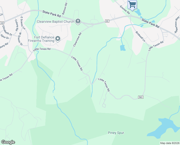 map of restaurants, bars, coffee shops, grocery stores, and more near 1049 Little Texas Road in Travelers Rest