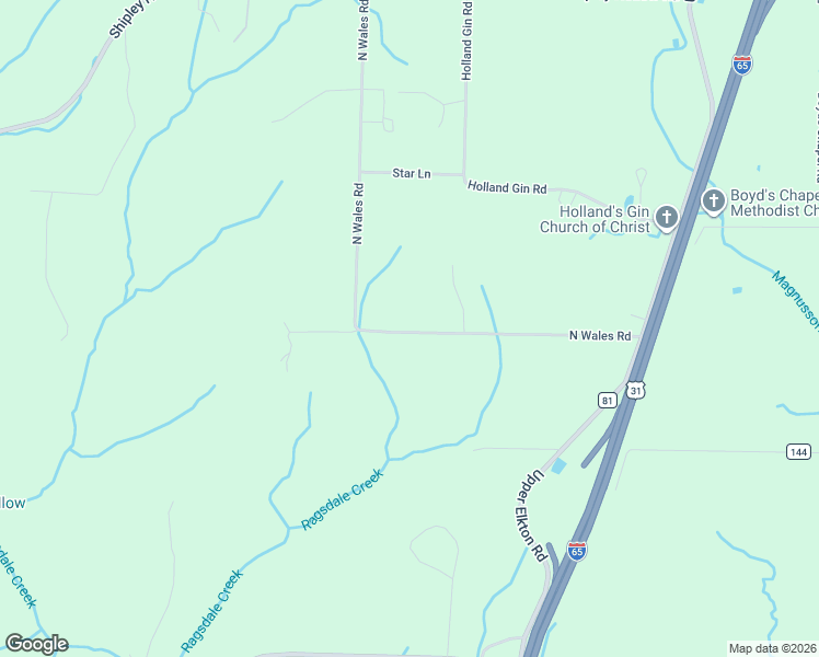 map of restaurants, bars, coffee shops, grocery stores, and more near 27459 North Wales Road in Elkmont