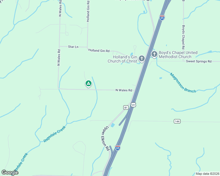 map of restaurants, bars, coffee shops, grocery stores, and more near 27172 North Wales Road in Elkmont