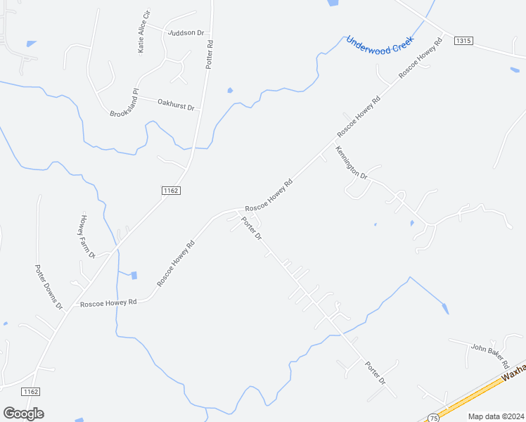 map of restaurants, bars, coffee shops, grocery stores, and more near 1711 Roscoe Howey Road in Waxhaw