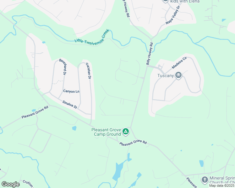 map of restaurants, bars, coffee shops, grocery stores, and more near 5024 Pleasant Springs Road in Waxhaw