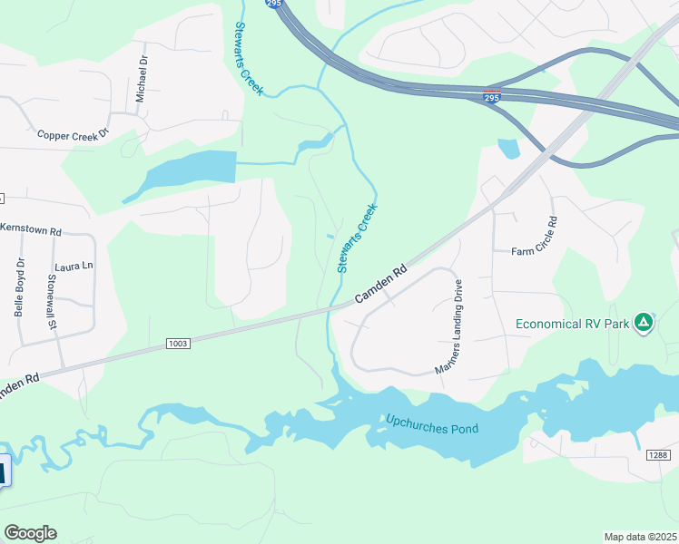 map of restaurants, bars, coffee shops, grocery stores, and more near 104 Stewarts Creek Road in Raeford
