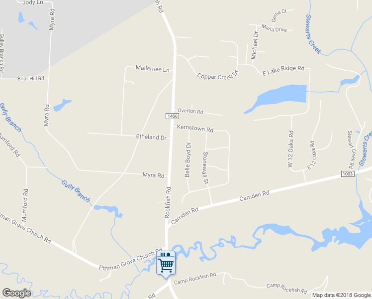 map of restaurants, bars, coffee shops, grocery stores, and more near 110 Belle Boyd Drive in Raeford