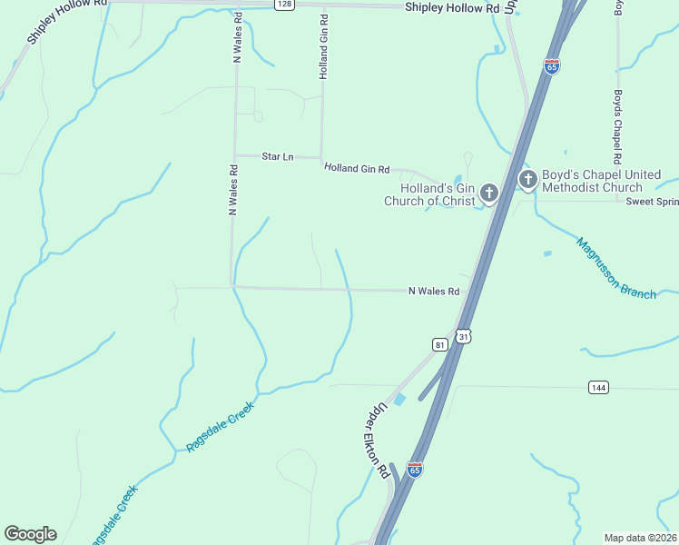 map of restaurants, bars, coffee shops, grocery stores, and more near 27342 North Wales Road in Elkmont