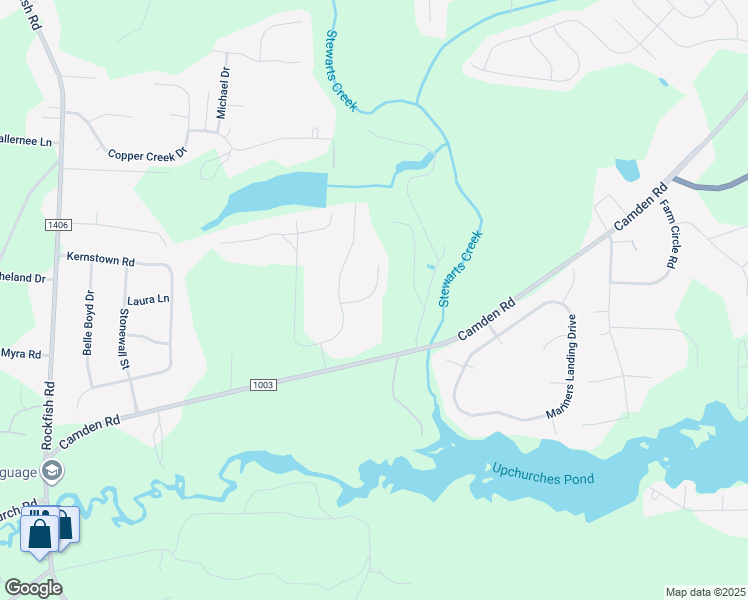 map of restaurants, bars, coffee shops, grocery stores, and more near 128 Hickman Court in Raeford